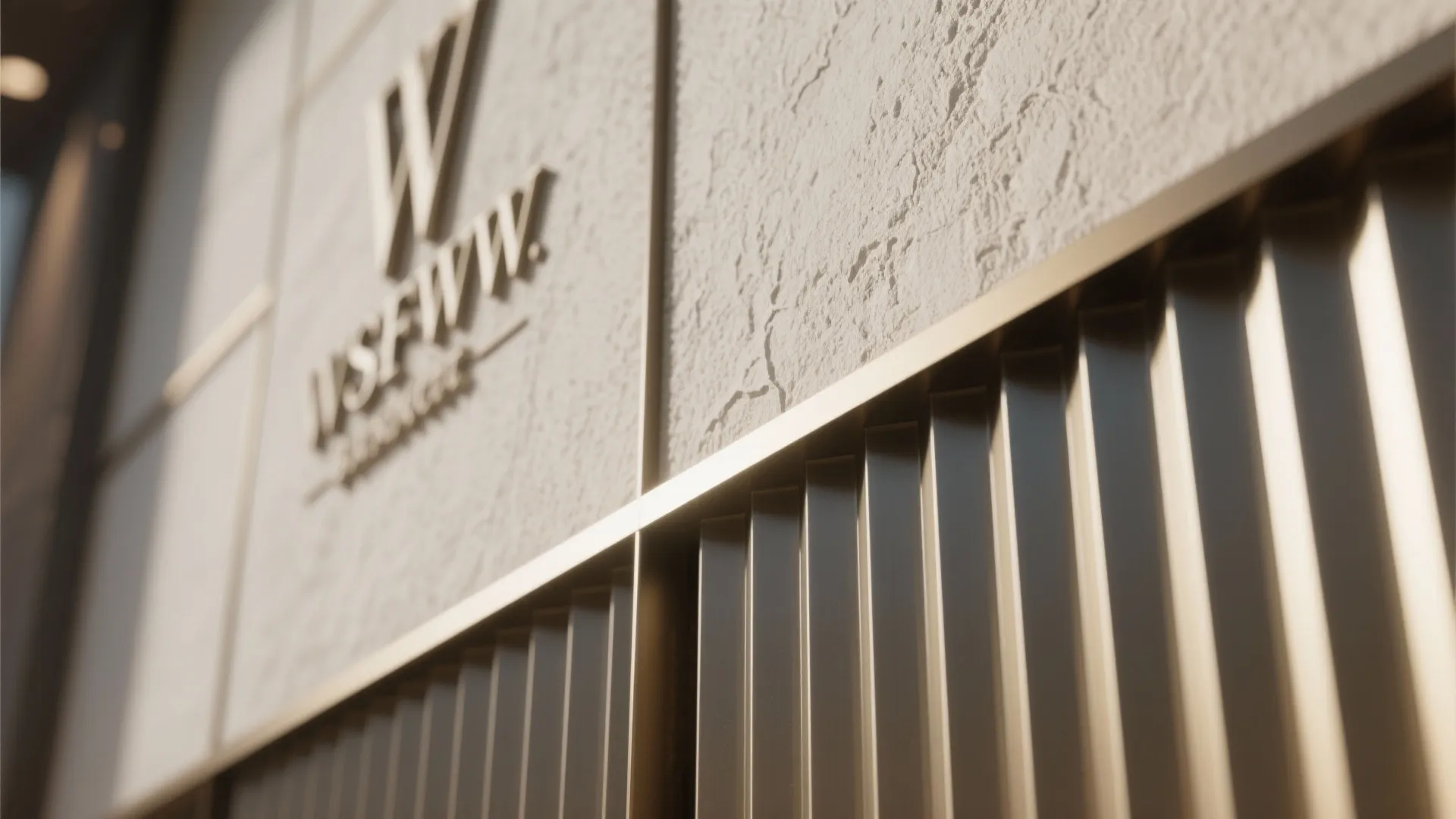 Minimalist Facade With Layered Textures