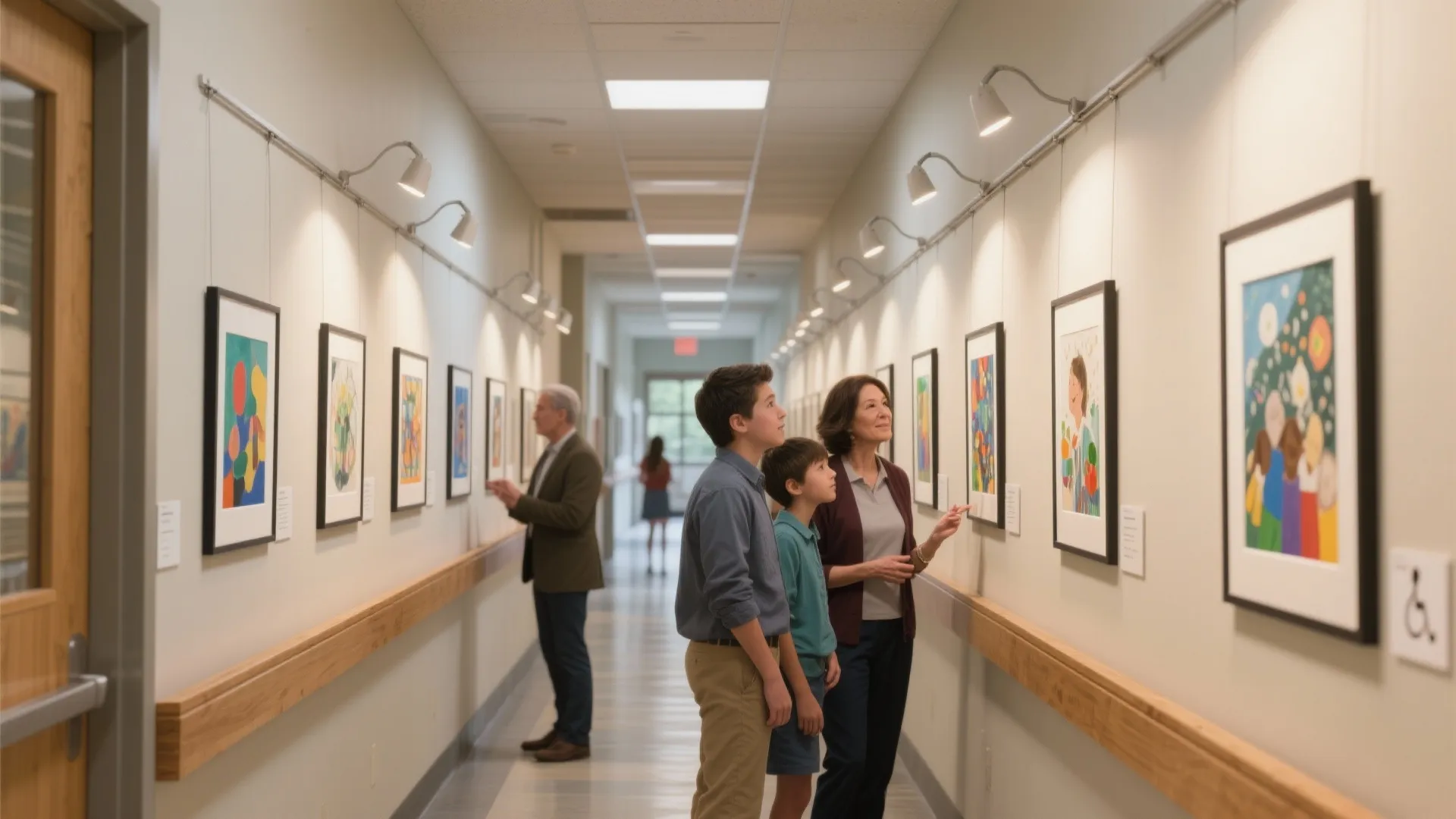 Student Art Gallery Walls