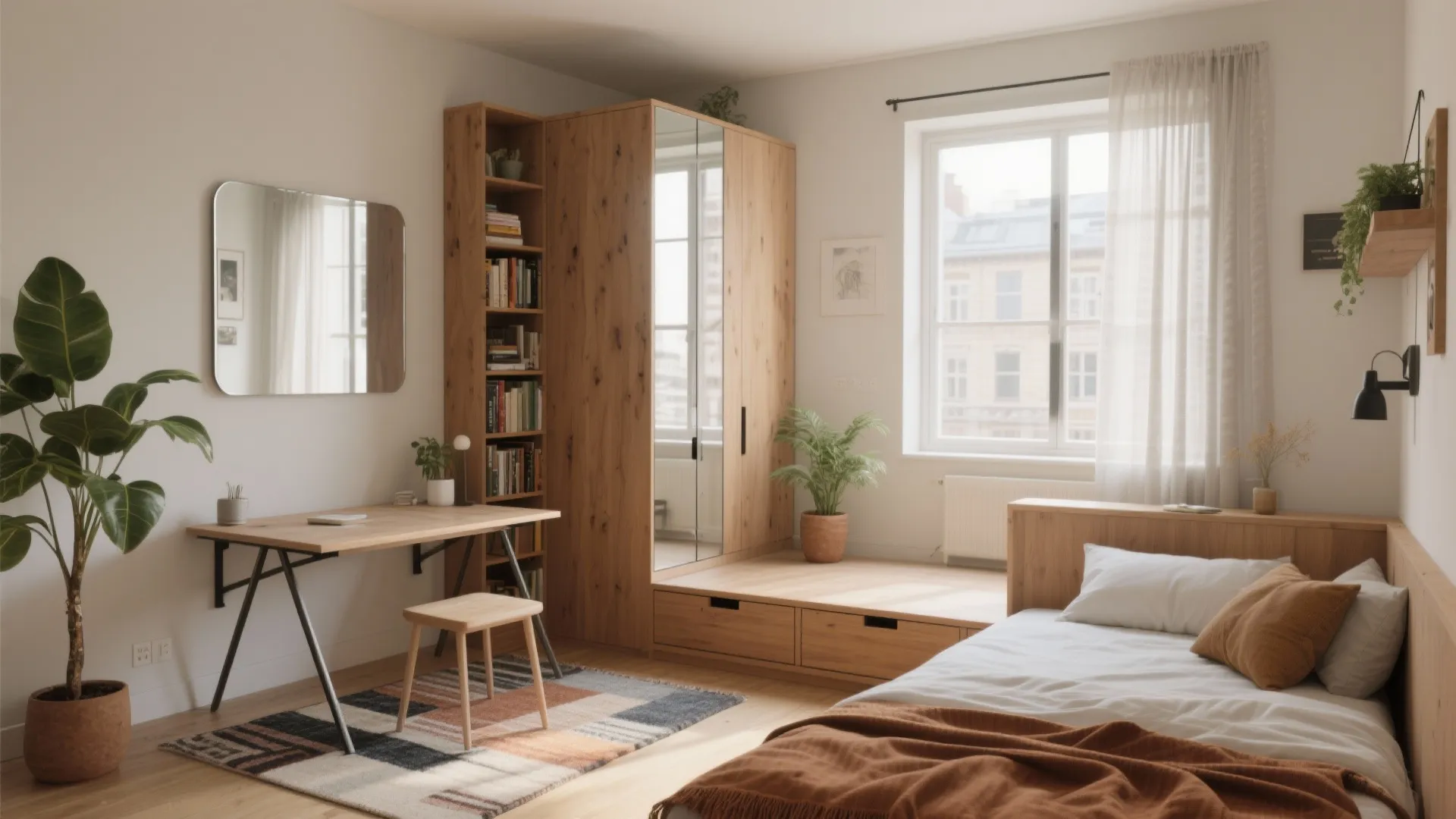 5 Studio Bedroom Decor Ideas That Maximize Small Spaces: Creative, practical studio bedroom decor ideas from a seasoned designer to make your compact space feel larger and cozier