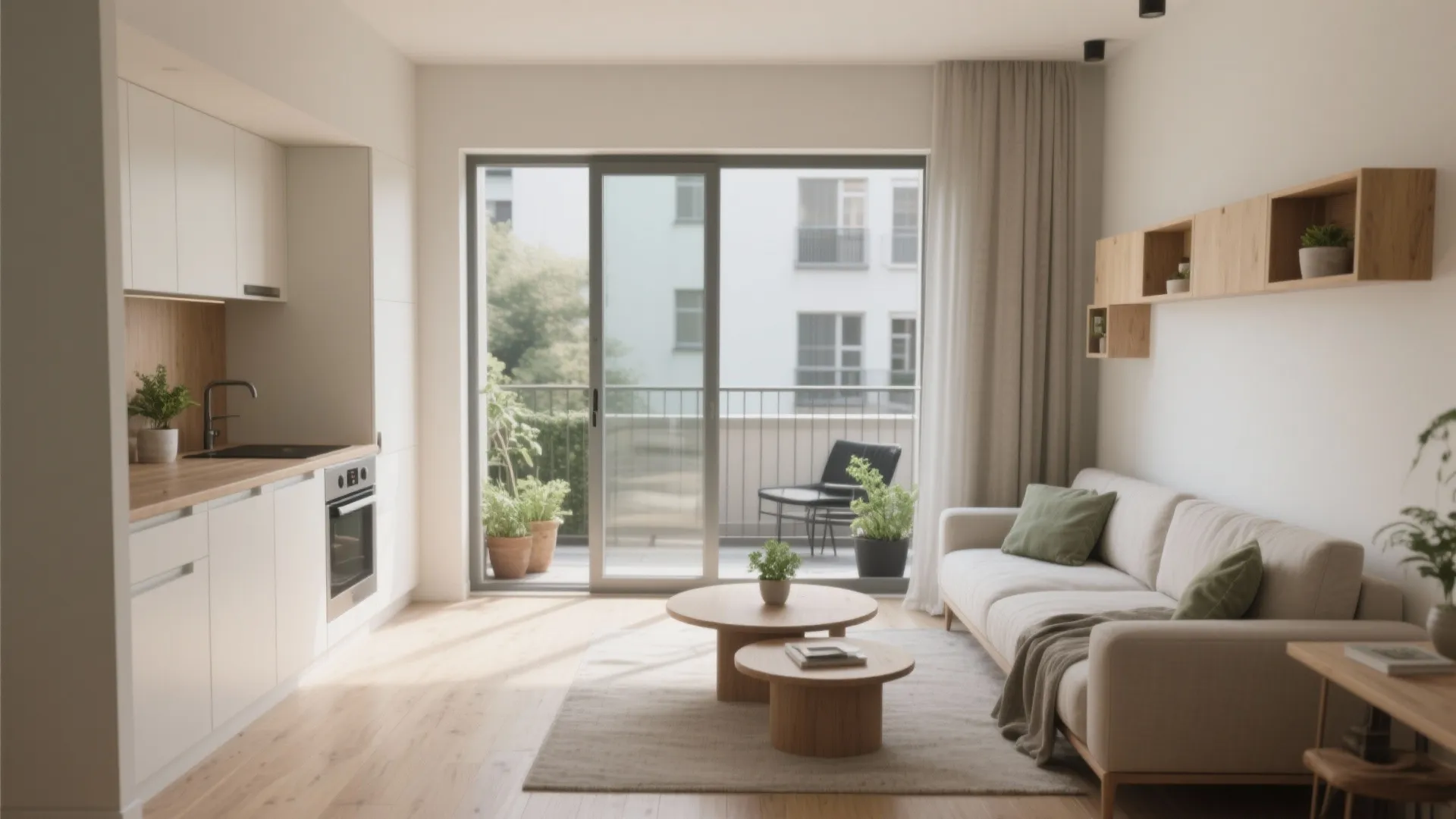 5 Ideas for 1 Floor Room with Balcony House Design: Smart, light-loving ways to make a single-room, single-floor home with a balcony feel bigger, brighter, and more livable