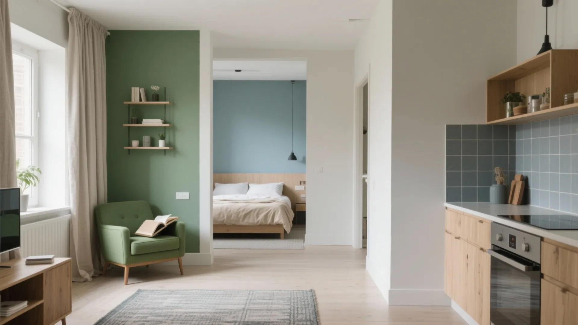 Smart Color Zoning to Expand Small Spaces