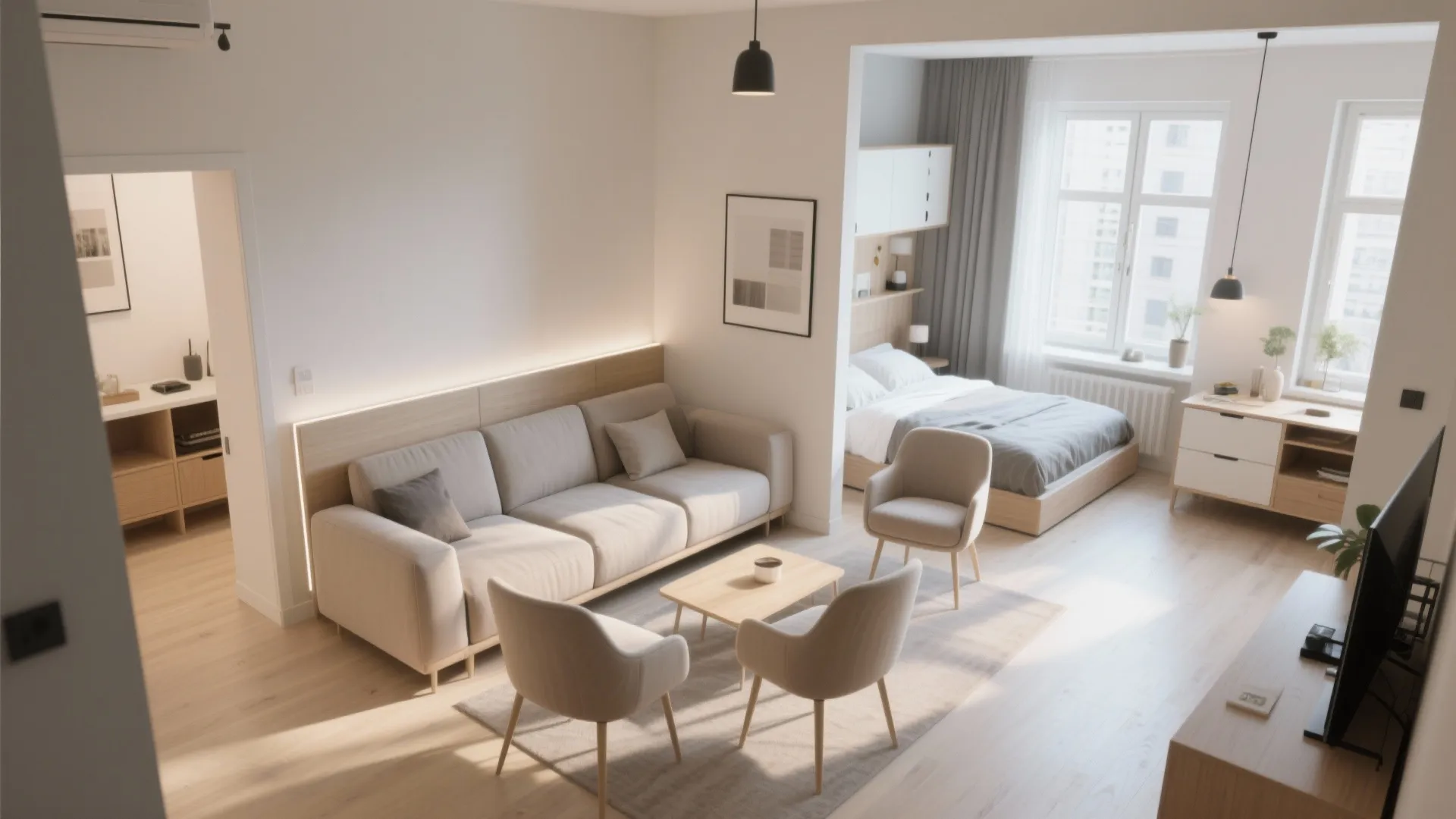 4. Multi-Zone Studio Layout