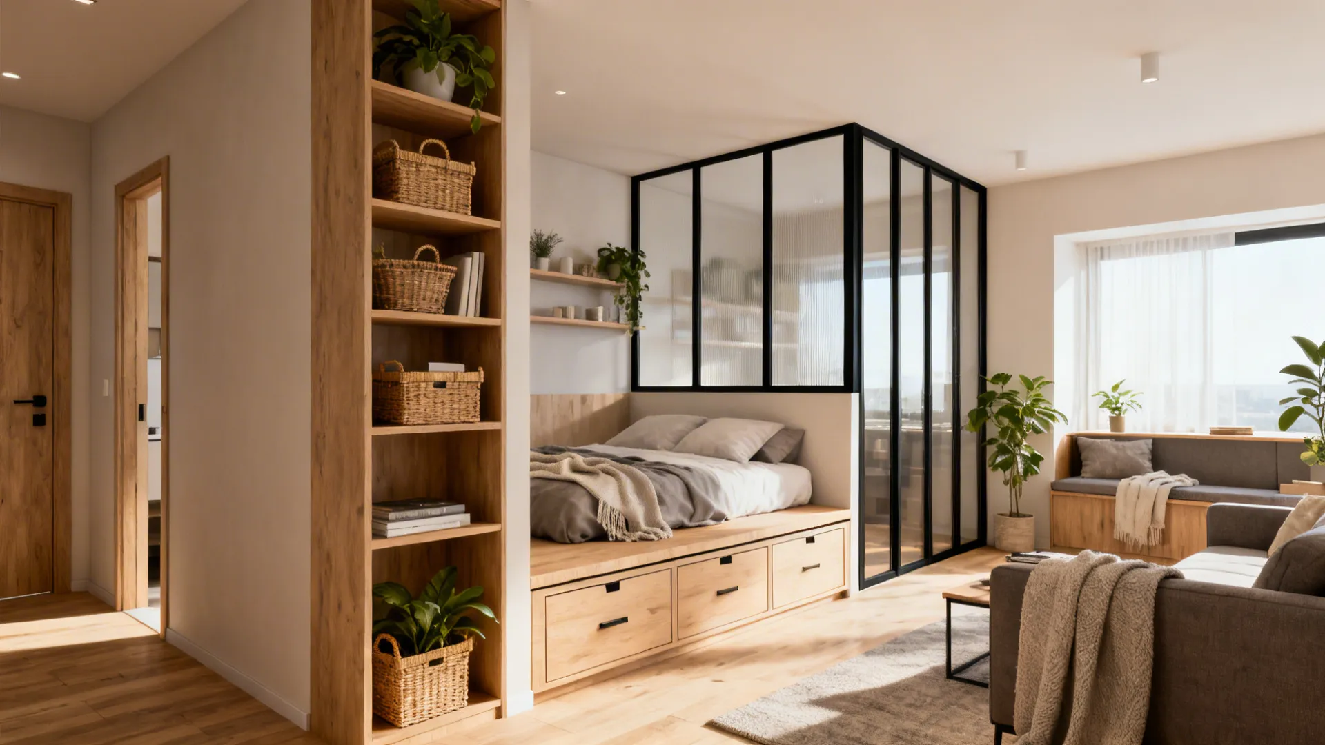 5 Smart Room Dividing Ideas for Studios