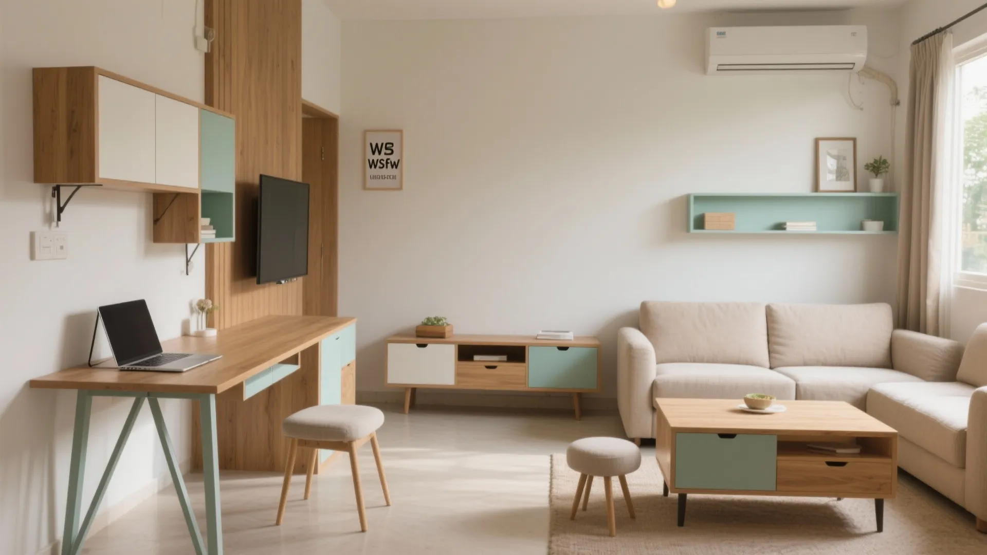 Multi-Functional Furniture for Studio-Living Ease