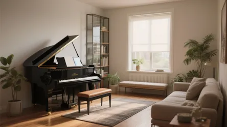 Small Living Room with Grand Piano — 5 Ideas