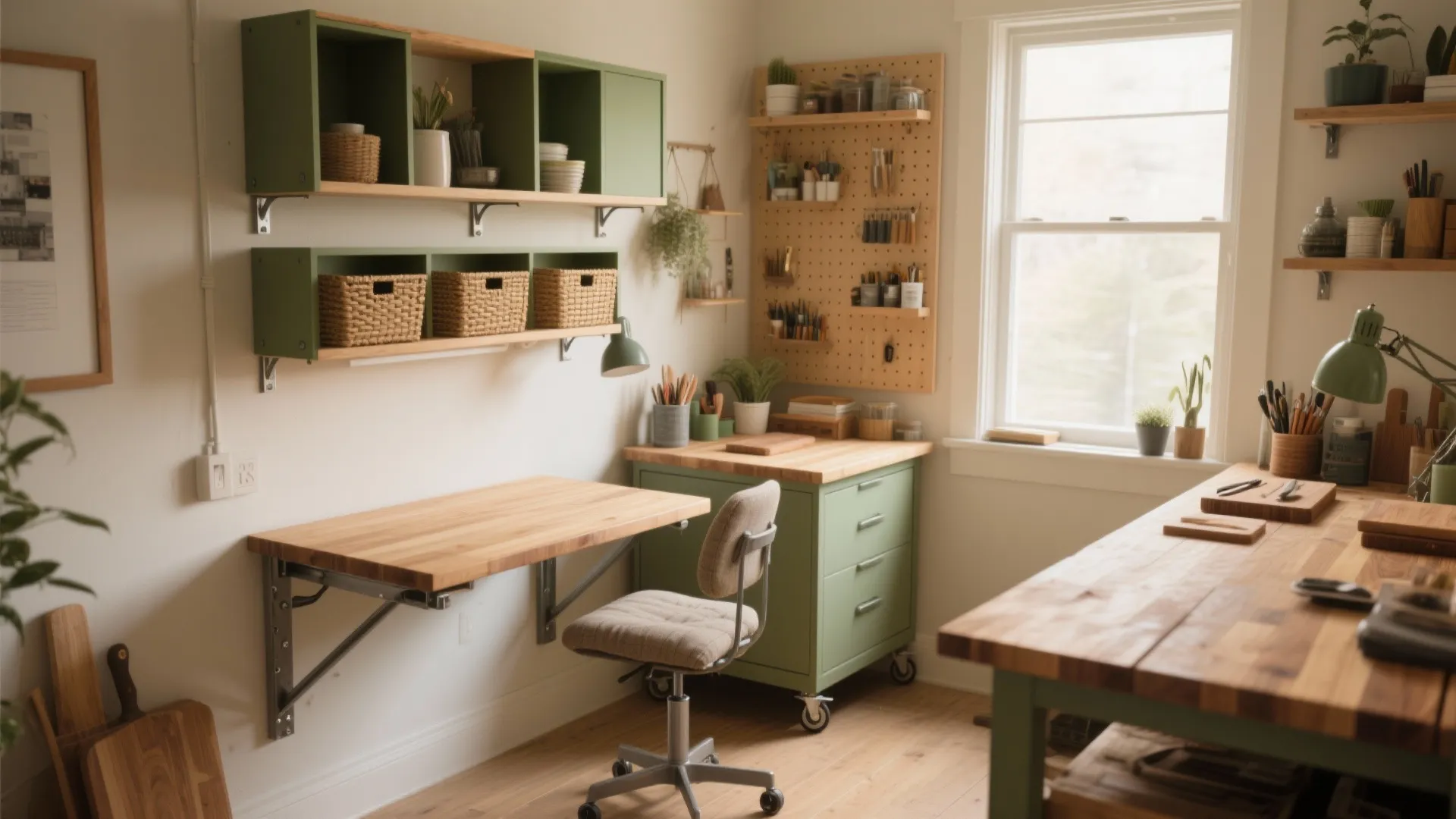 Craft Table with Storage: 5 Small-Space Ideas: Smart, compact craft table ideas that hide supplies and maximize every inch