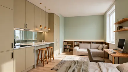 5 Smart Ideas to Decorate a Single Room with Kitchen