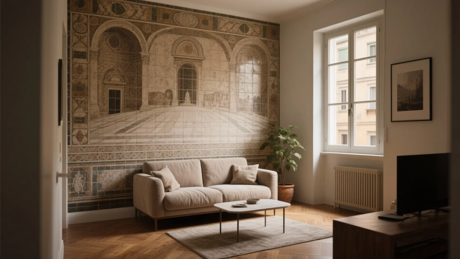 5 Living Room Accent Wall Tile Ideas: Small space, big impact: five tile accent wall inspirations for your living room