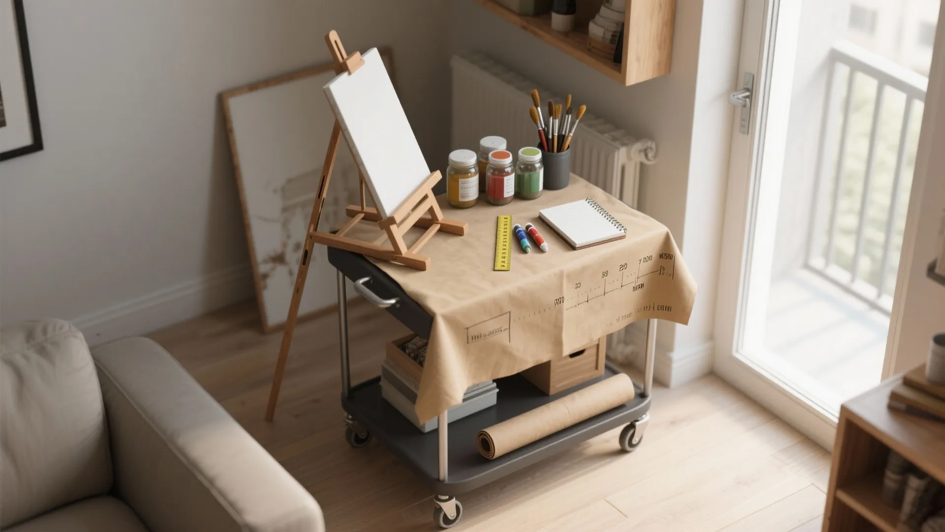 3. Mini-Studio Rotation (Small-Space Hack)