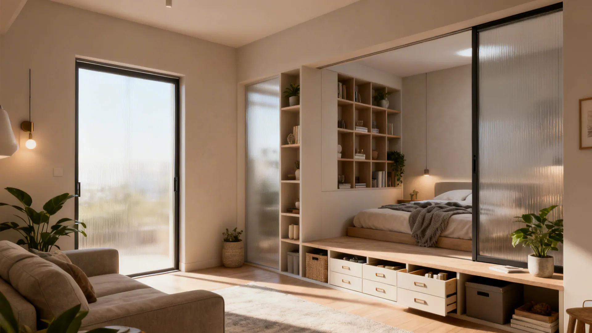 5 Ways to Split a Living Room into a Bedroom