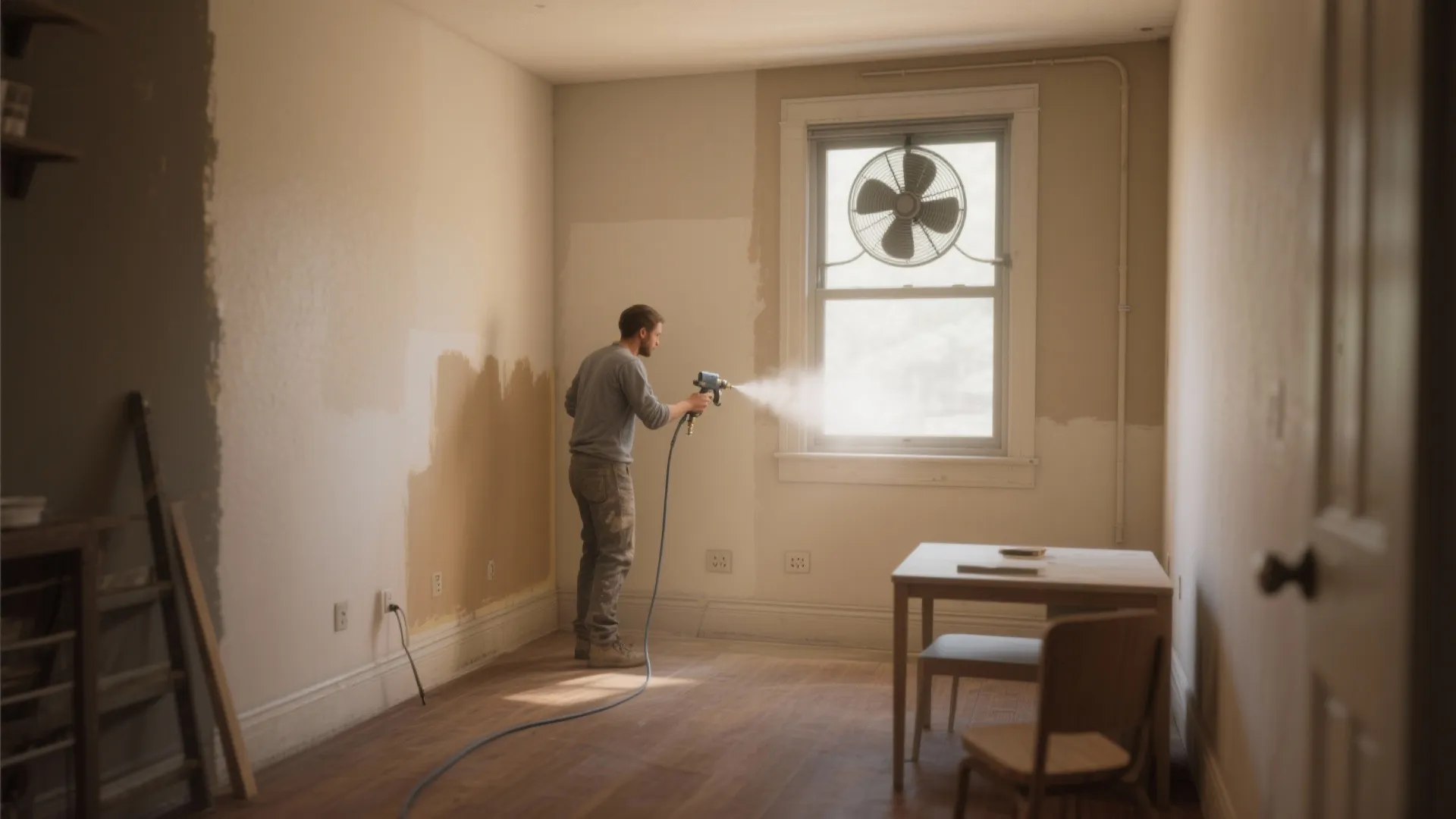 4. Use spray for tricky textures and compact spaces