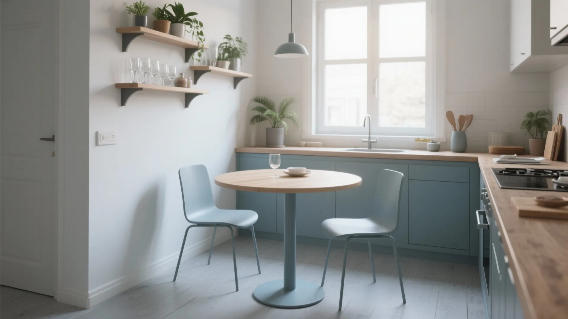 Small Kitchen Table for Studio Apartment: Smart Space-Saving Ideas: 1 Minute to Cozy Dining: Sleek Solutions for Studio Apartments