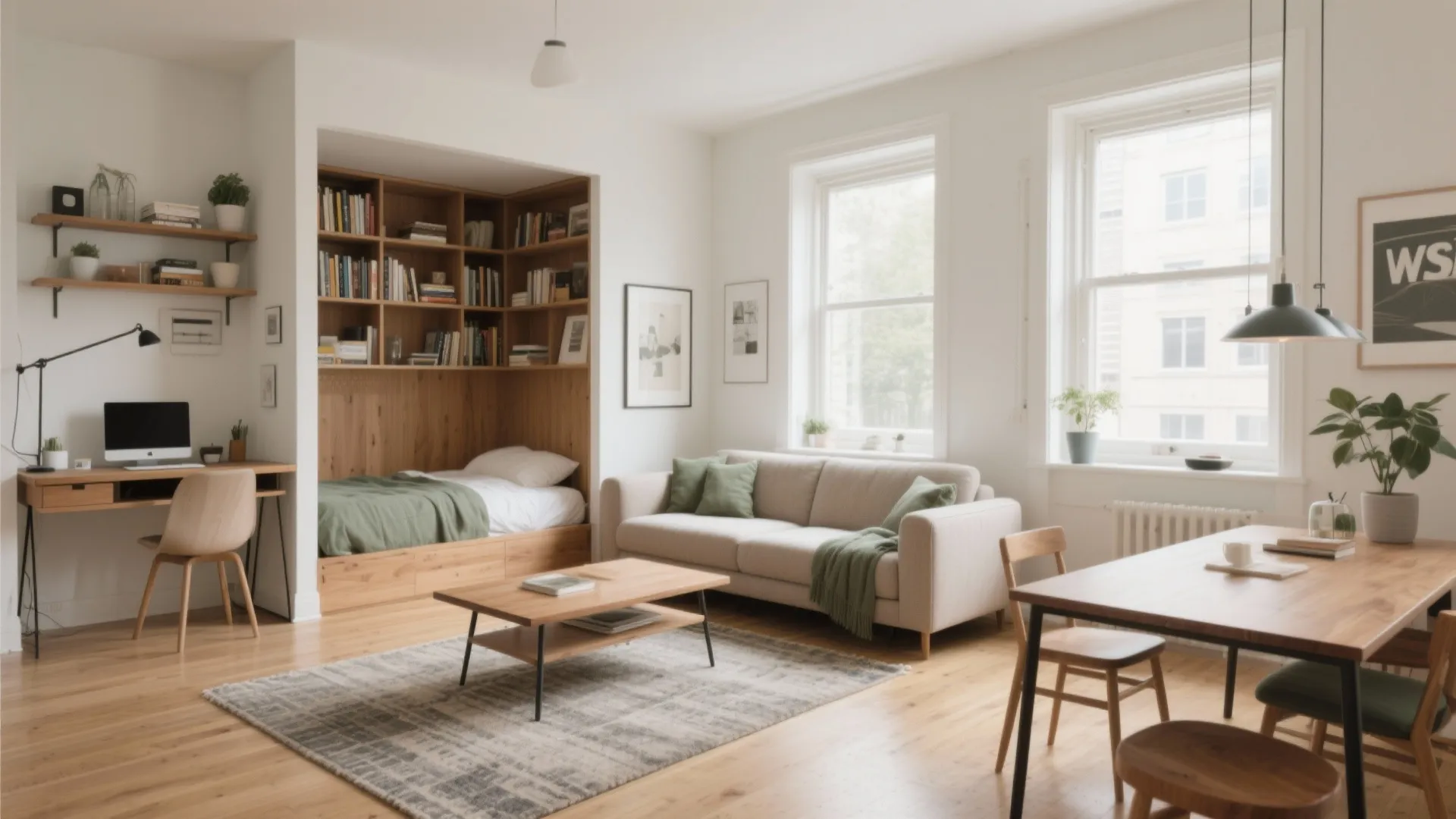 Clever Zoning with Multipurpose Furniture