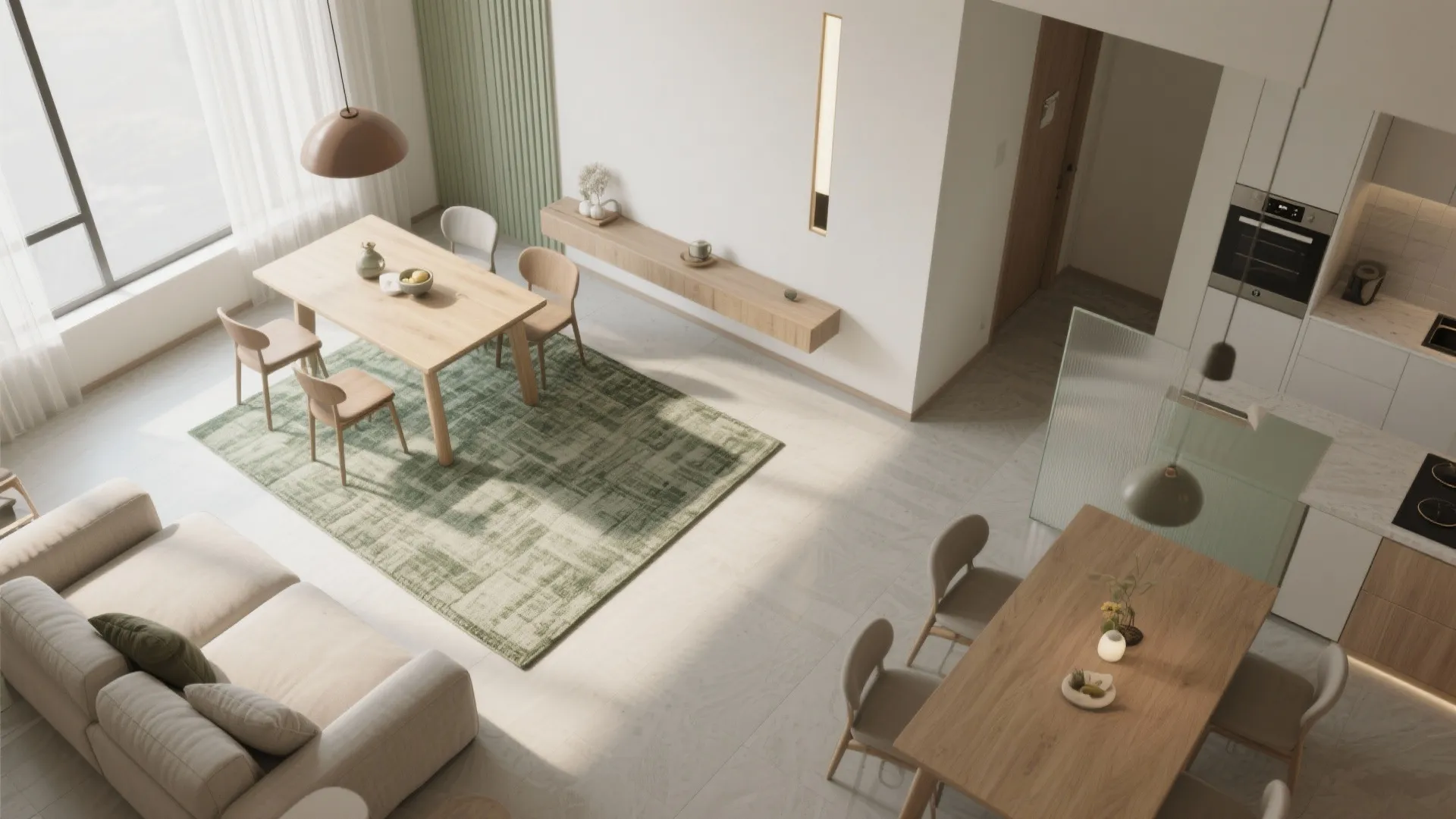 Studio-style zoning that feels open, not cramped