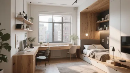 5 Creative Study Room Designs with a Bed