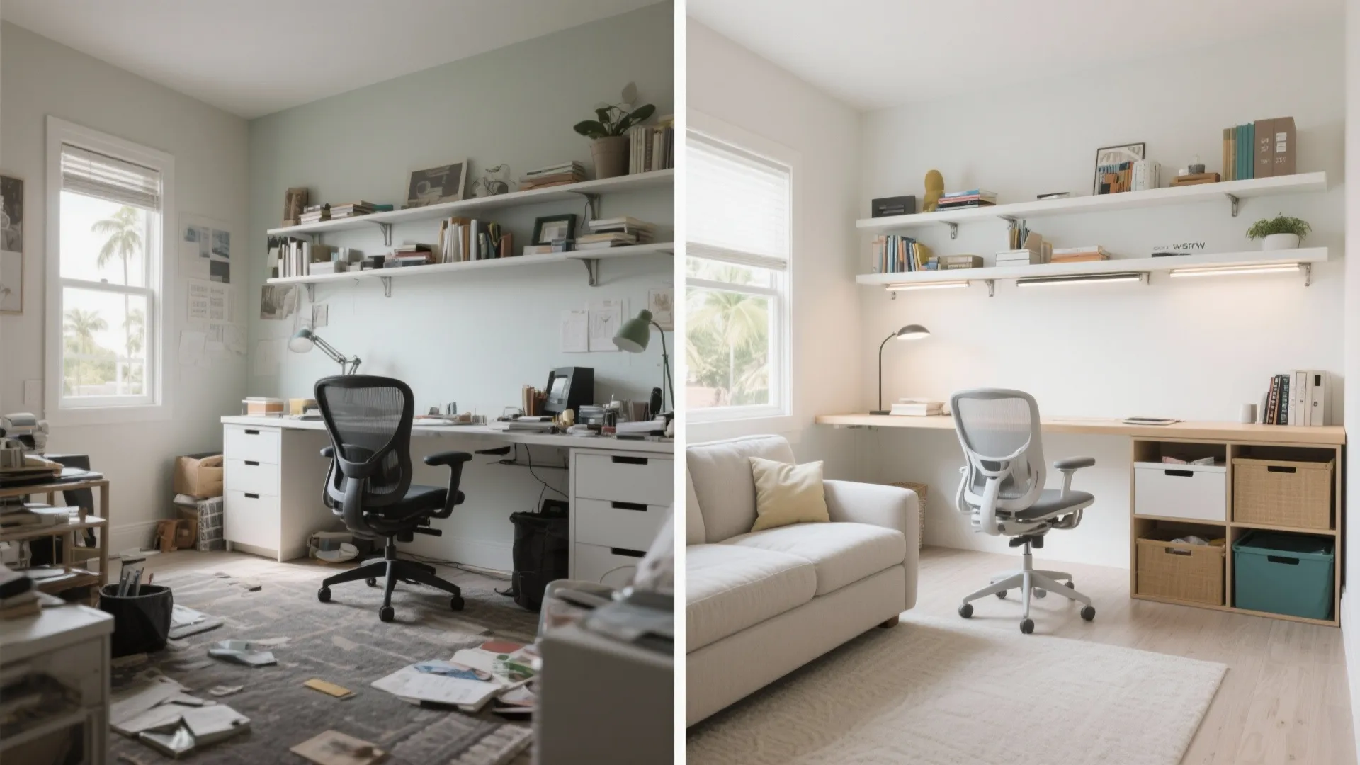 Space-Saving Seating and Convertible Guest Mode