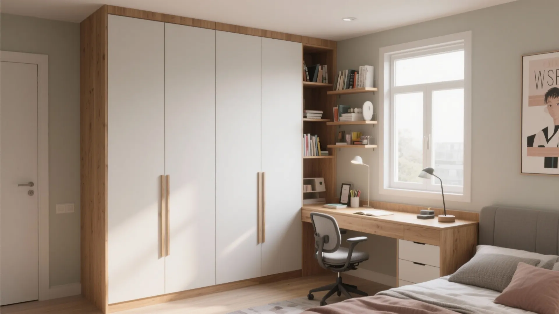 Integrated Study Desk