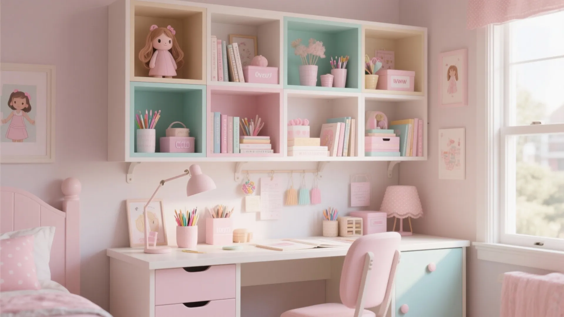 Multi-Functional Study Desk