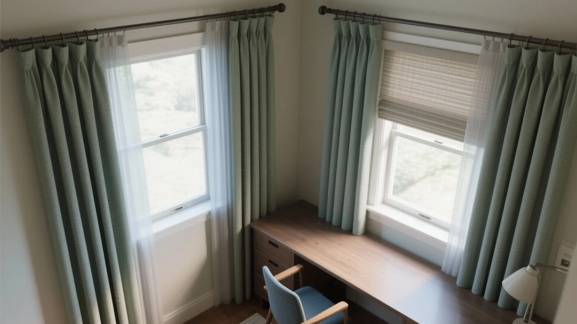 How do I maintain and clean study room curtains?