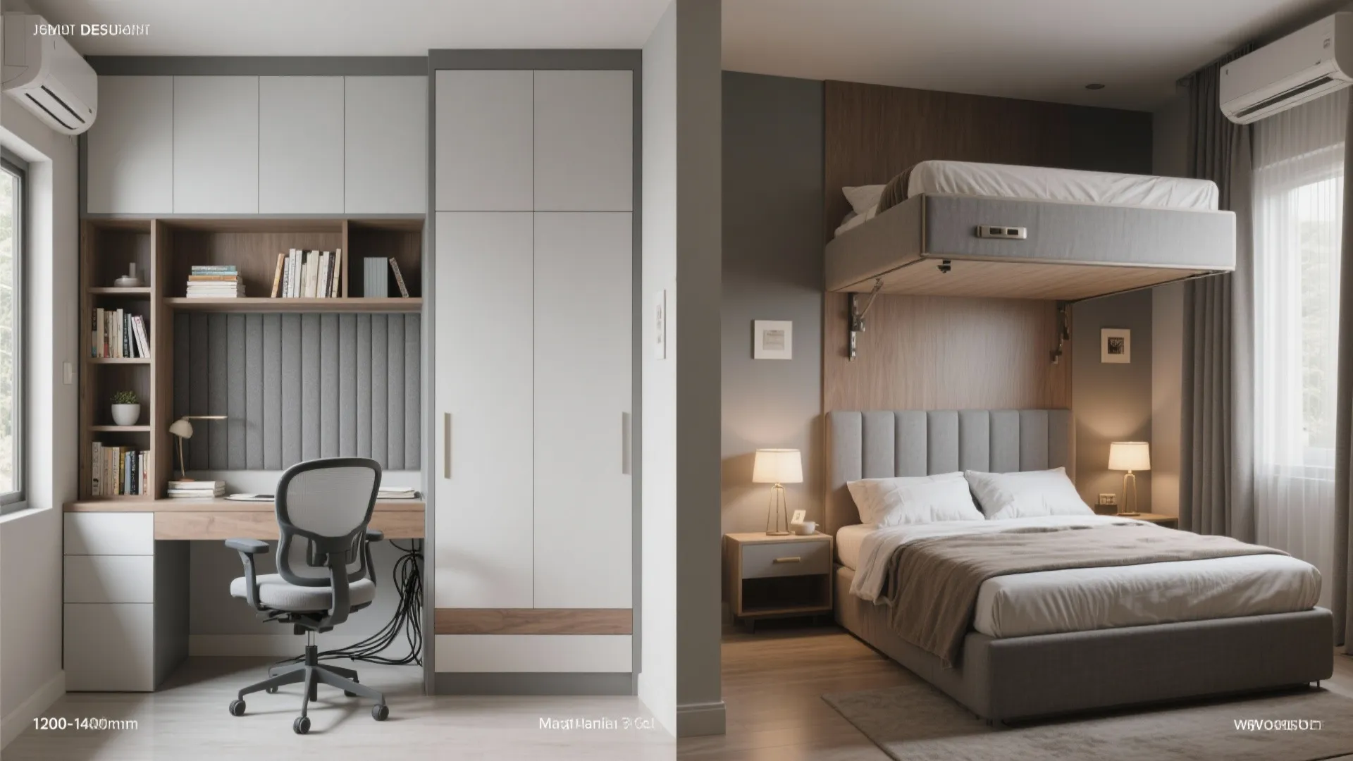 A study that moonlights as a guest room