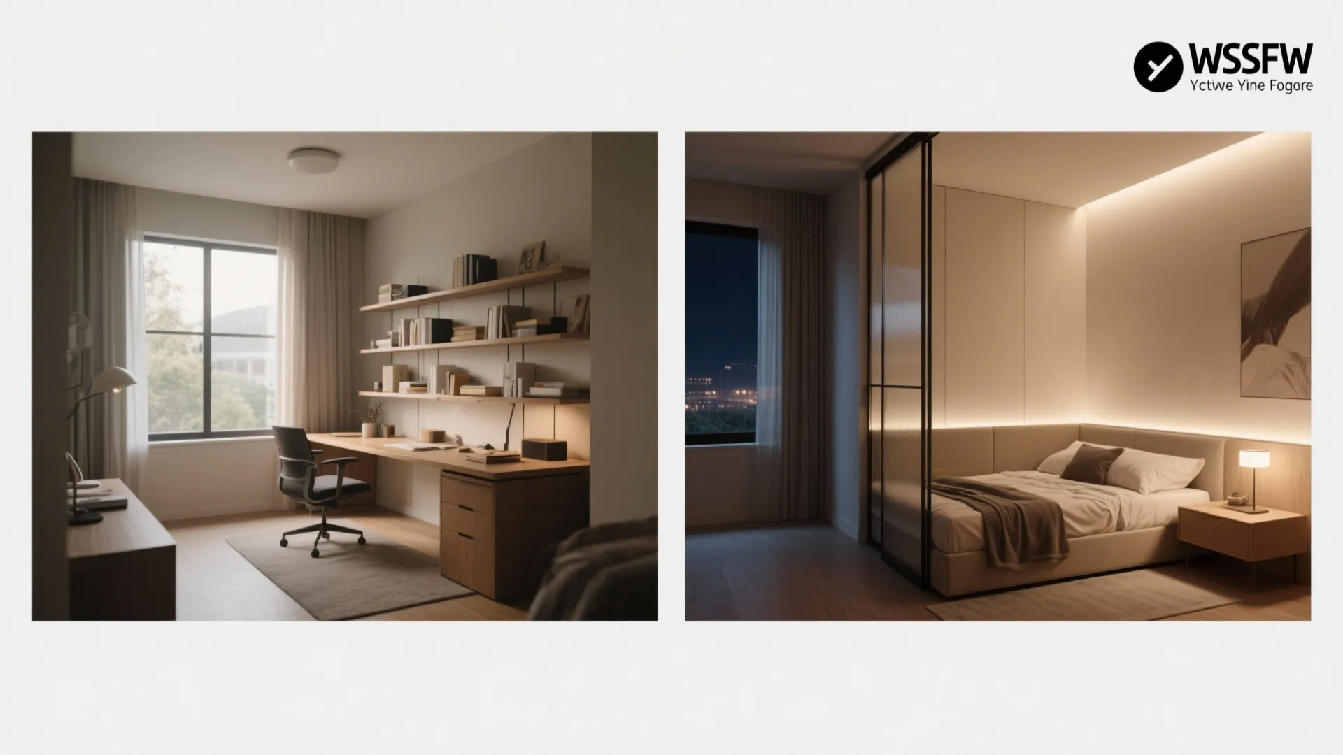 Smart multipurpose zones in a 3 BHK: study-by-day, guest-by-night