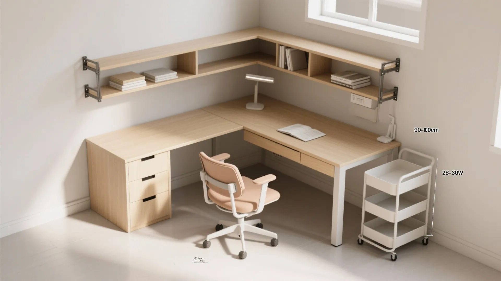 Flexible shelving and mobile carts