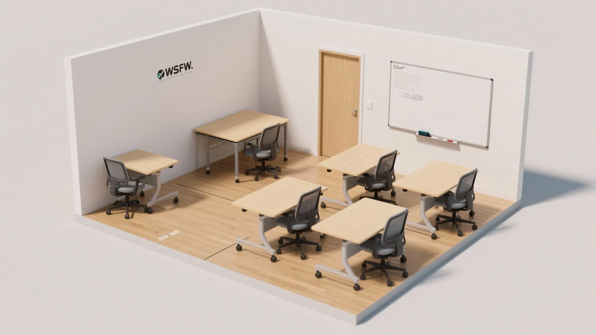 Modular furniture that flexes from solo to group