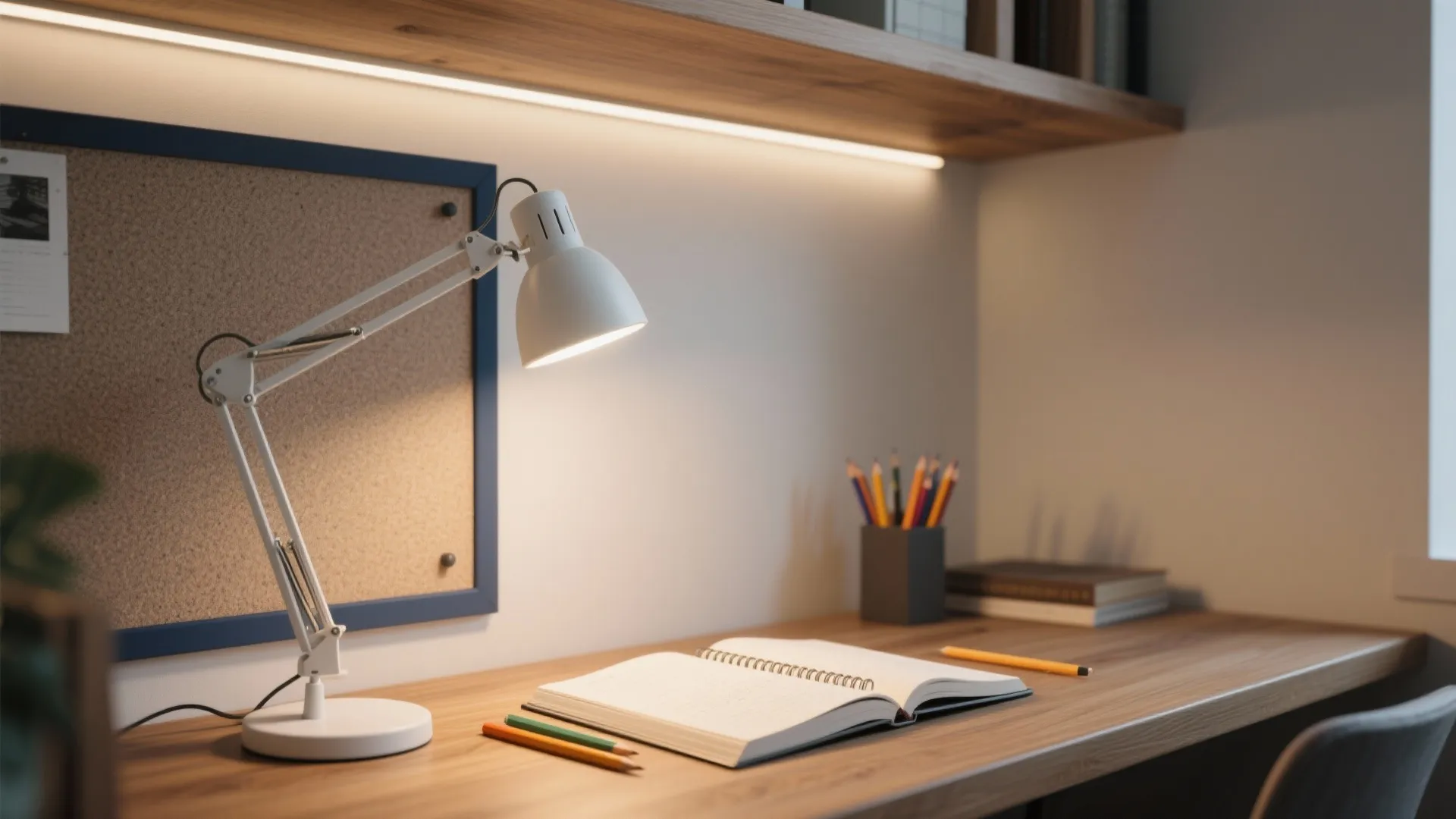 3) Layered Lighting and Eye-Friendly Study Corners