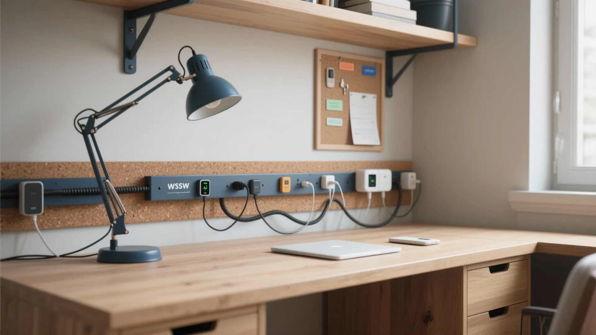 4. A flexible study and craft corner