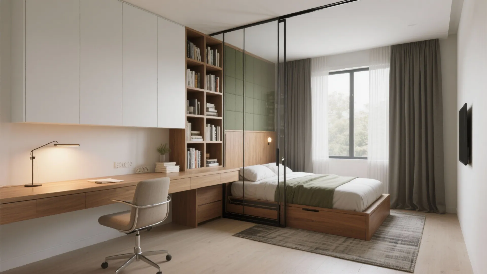 Pocket study + guest-ready third bedroom