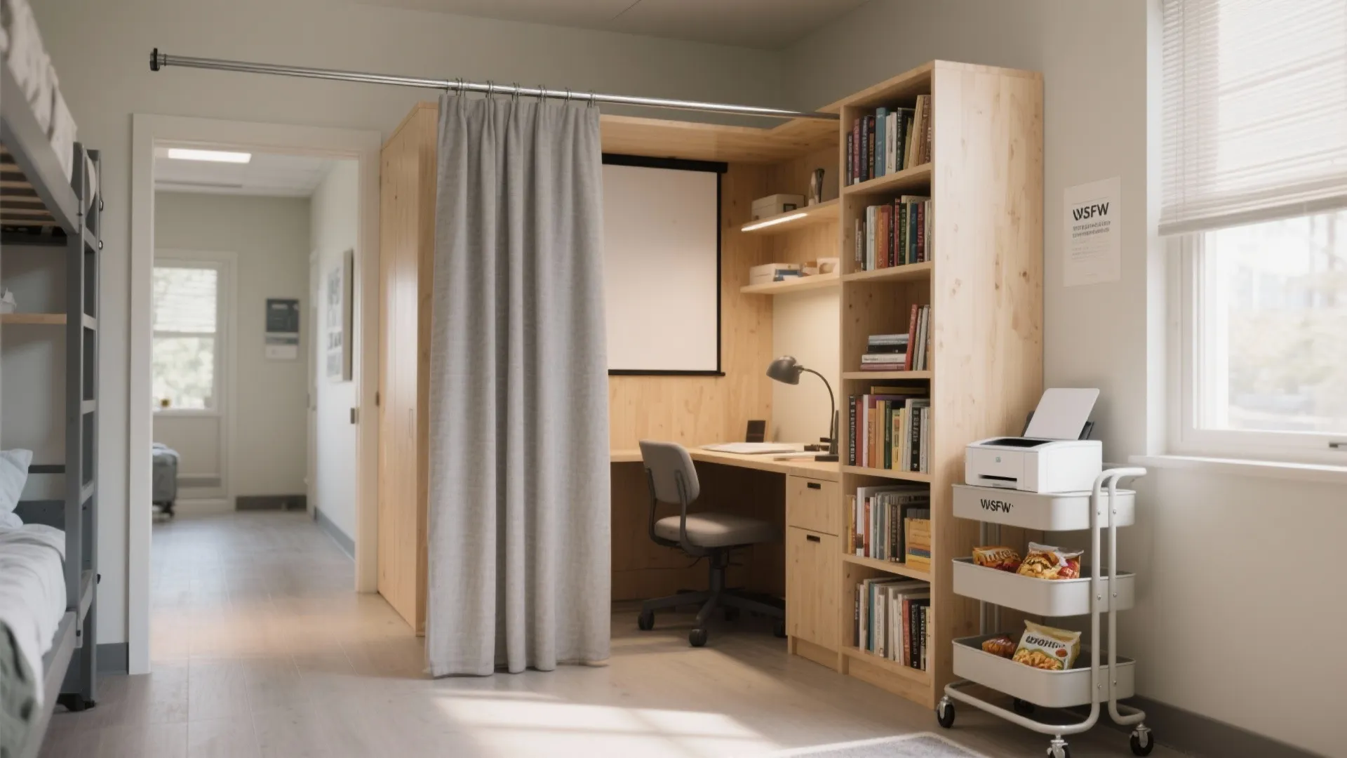 Design Idea 5: Flexible micro-layout for quiet study corners