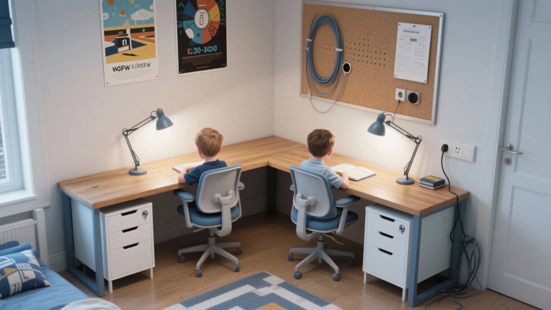 5) A Study Nook That Scales