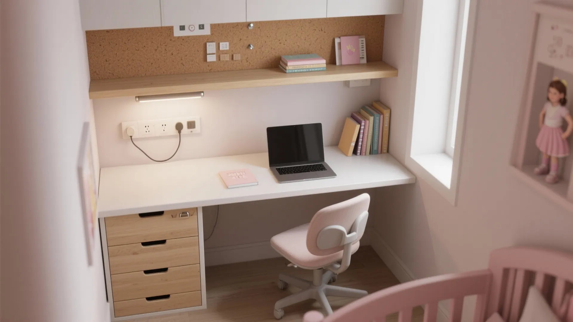 A Study Nook That Actually Gets Used