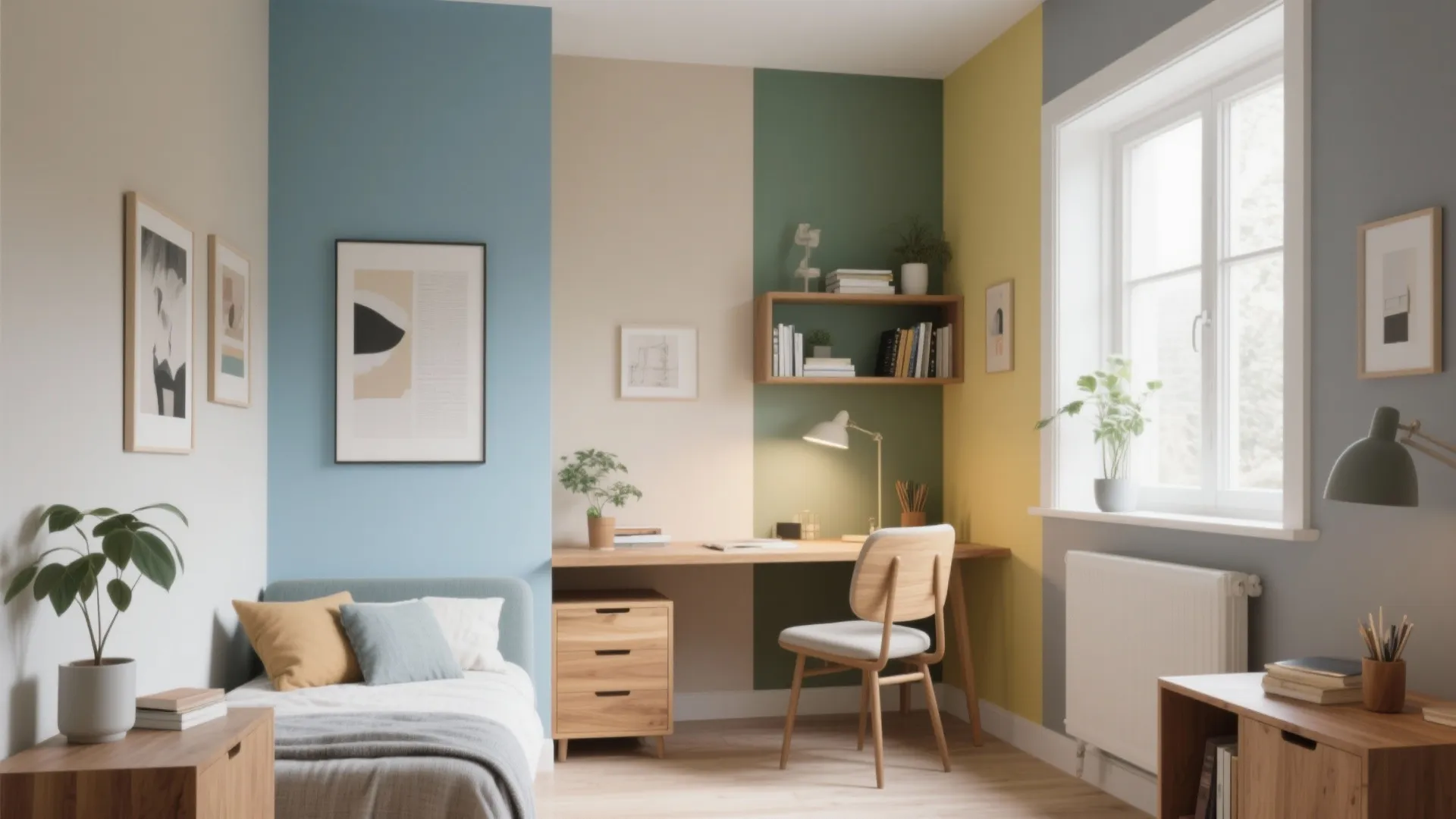 Study Room Paint Ideas: Color Psychology for Productivity: 1 Minute to a Smarter Study—Choose Colors That Boost Focus