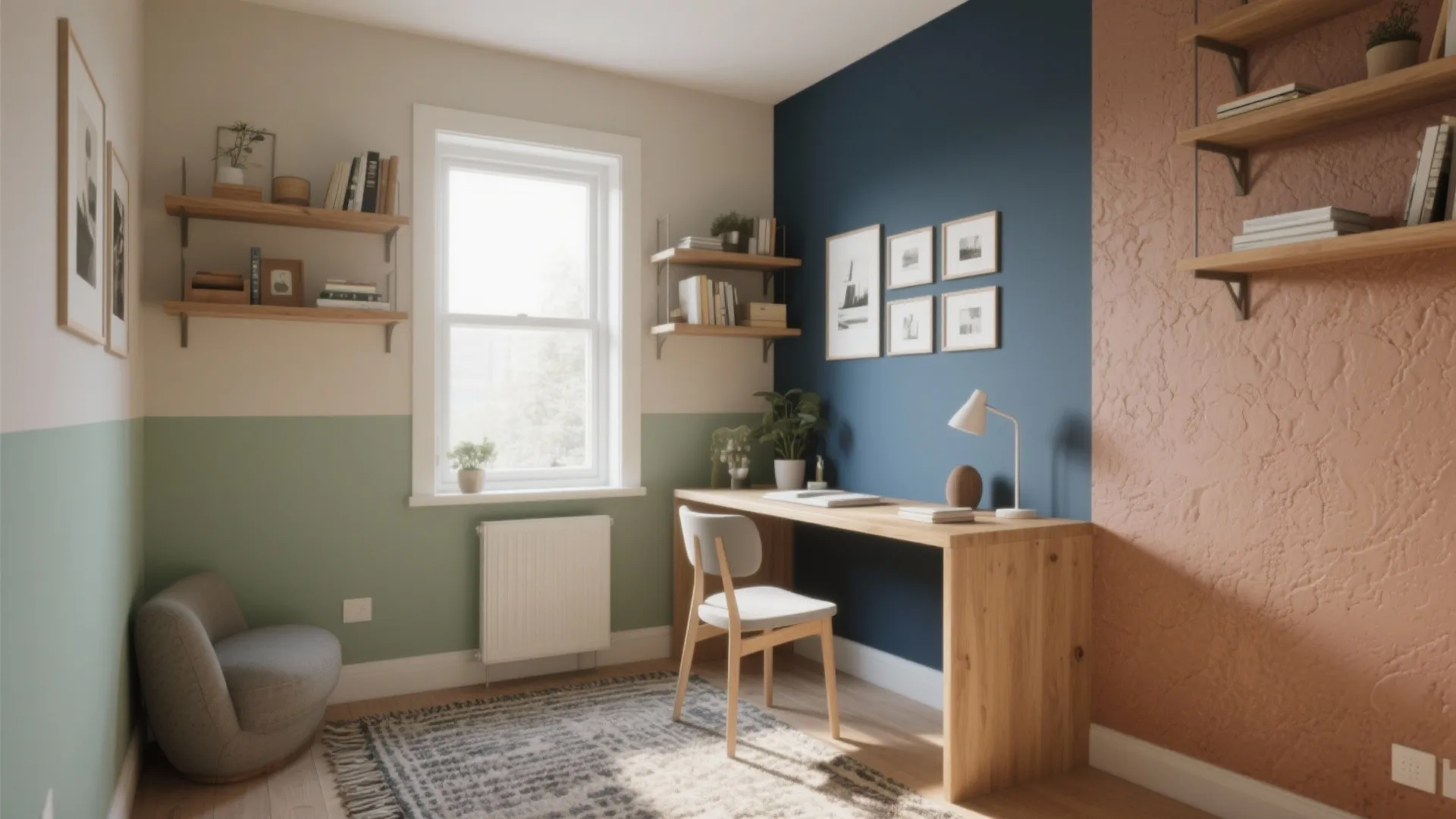 5 Wall Painting Ideas for a Cozy Study Room: Transform your study room walls with creative, functional painting styles