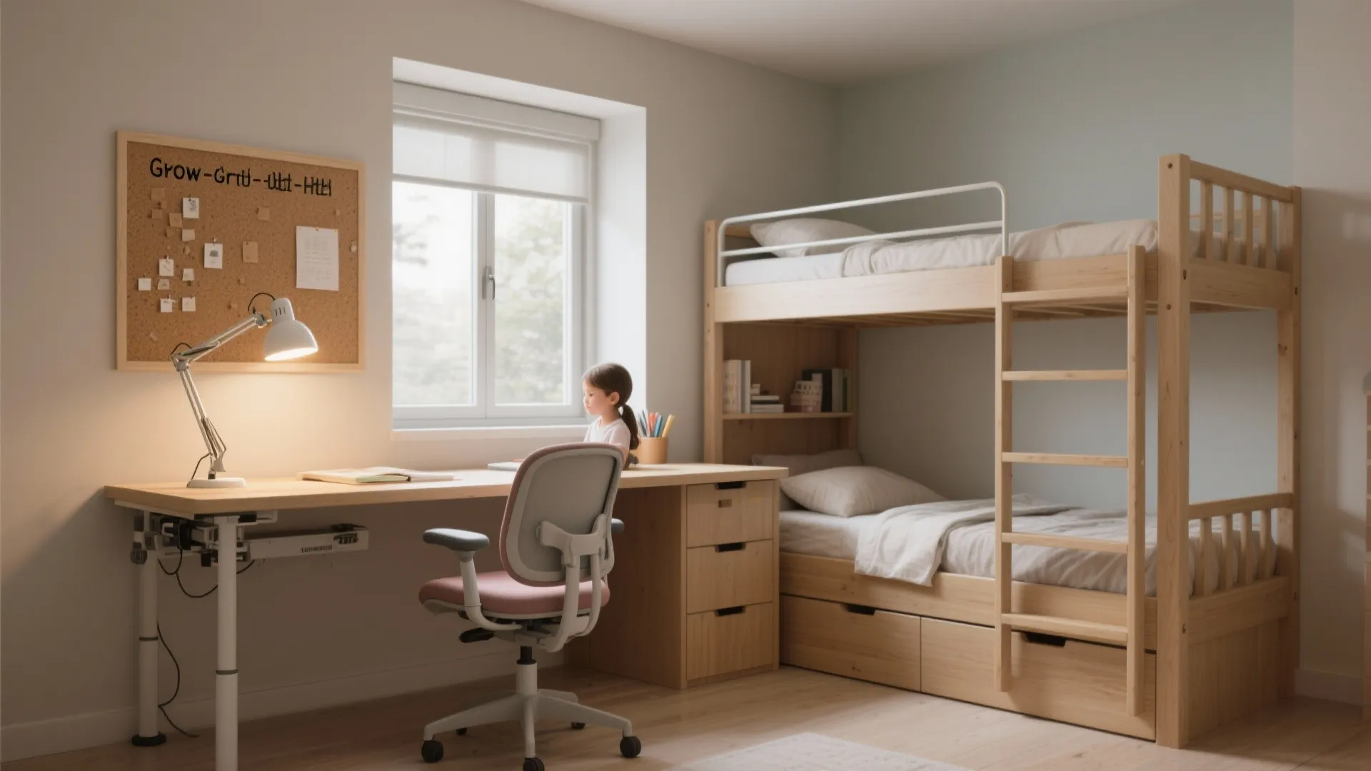 Grow-With-Her Study & Sleep (Lighting and Safety Done Right)