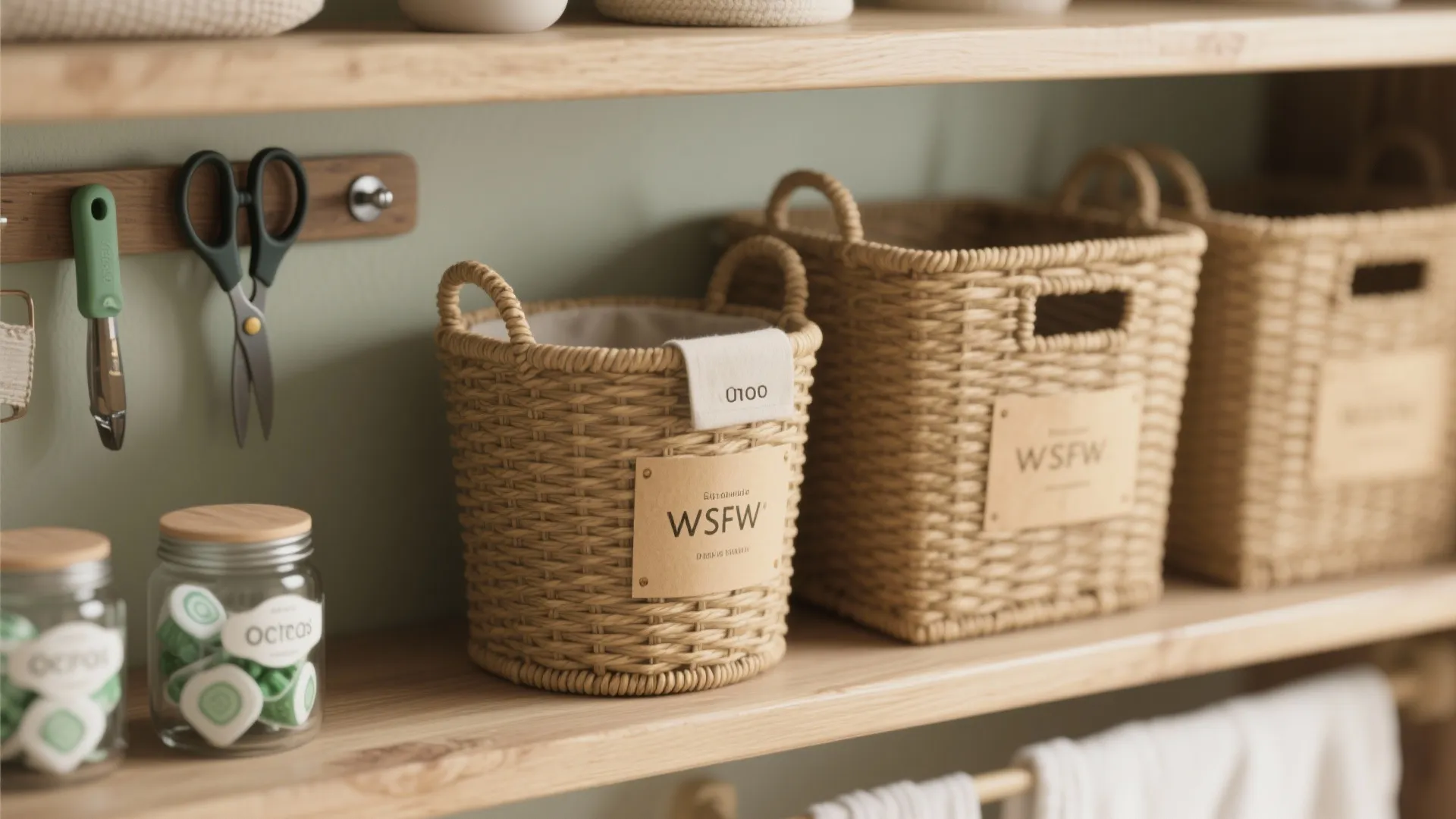 5. Style your storage: baskets, labels, and magnetic solutions