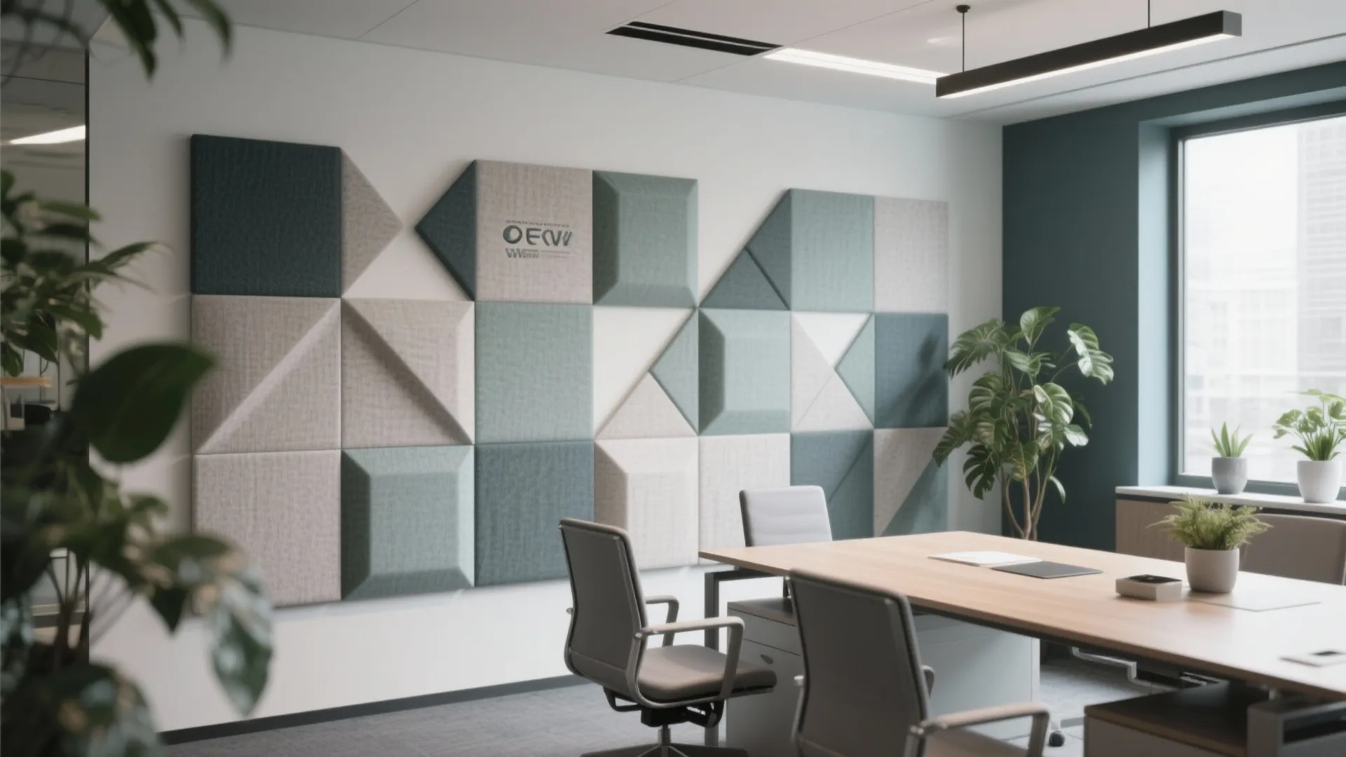 6. Acoustic Panels with Style