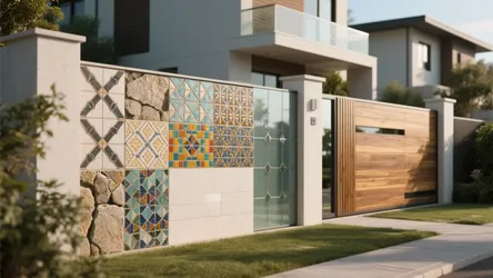 5 Creative Tiles Design Ideas for Boundary Walls