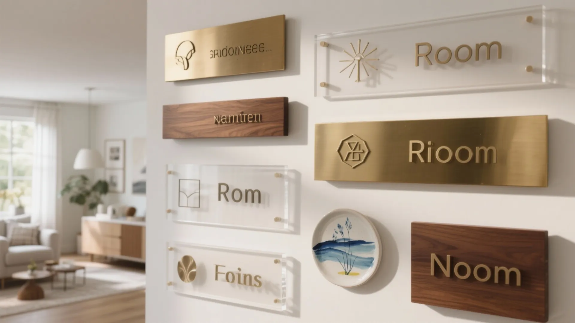 5 Room Name Plate Design Ideas: Creative and Practical Room Name Plate Inspirations for Modern Homes