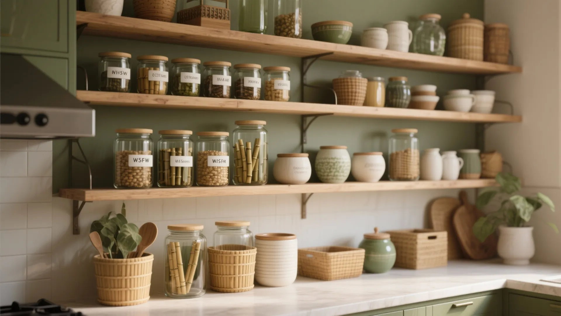 4. Stylish storage that doubles as decor