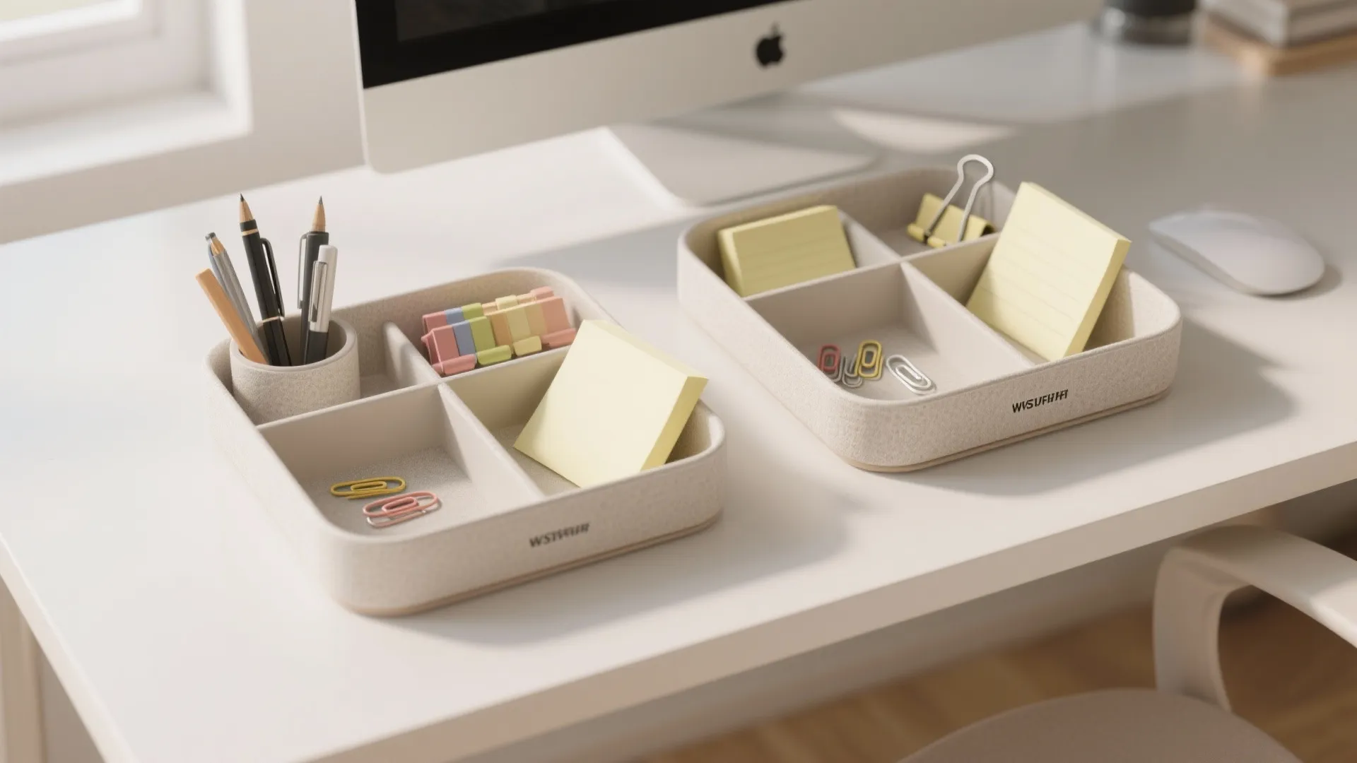 3. Use Stylish Storage Trays
