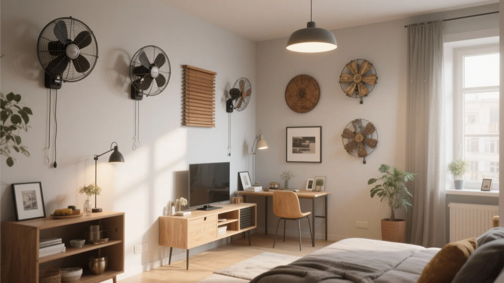 5 Wall Fan Design Ideas: Creative and Practical Wall Fan Designs for Small Spaces