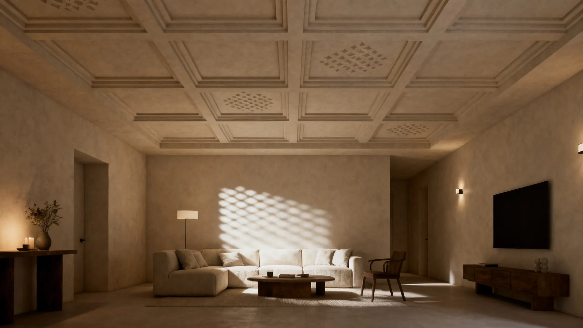 5. Subtle Geometric Coffers