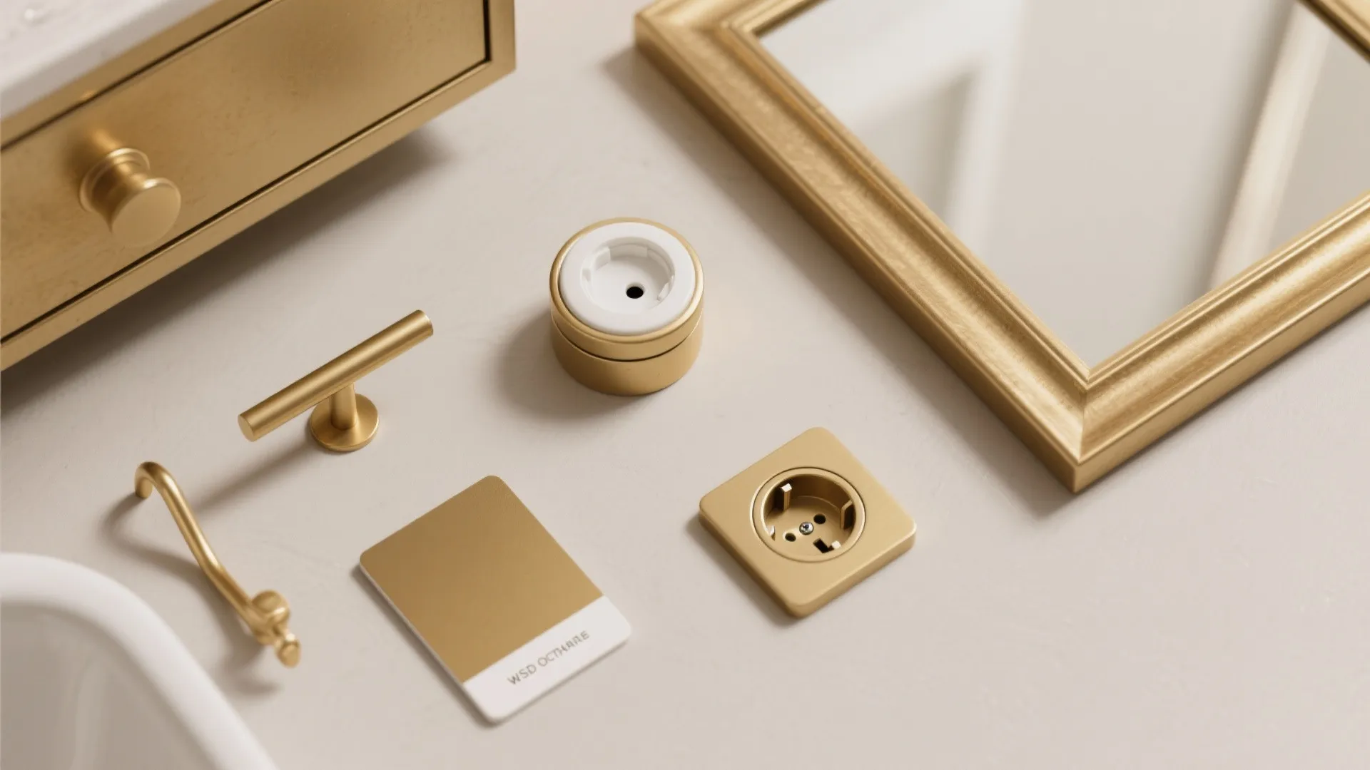 Subtle Gold Through Hardware