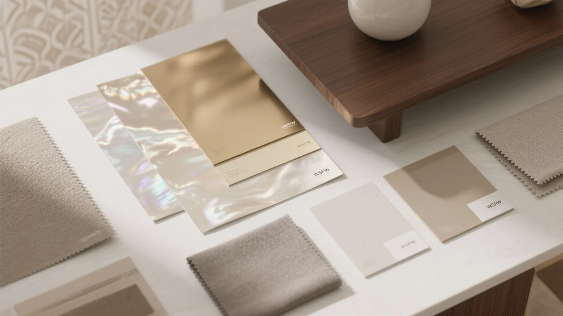 4. Subtle metallics or pearlescent finishes to bounce light