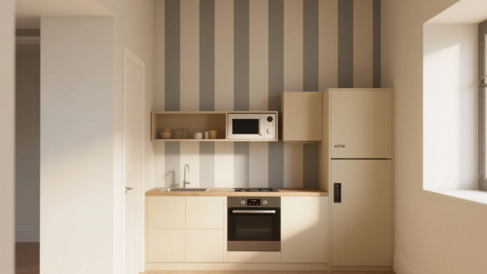 2. Subtle Texture Stripes