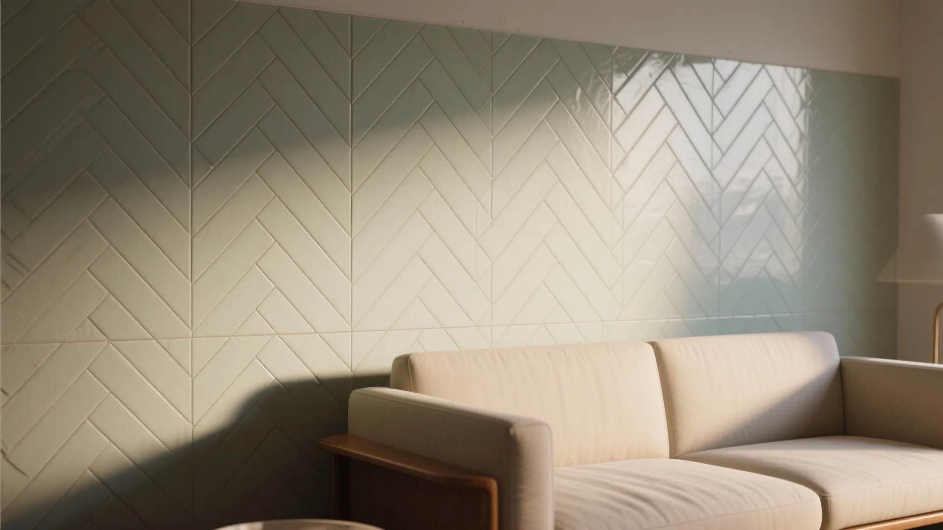 2. Subway Tile with Accent Pattern