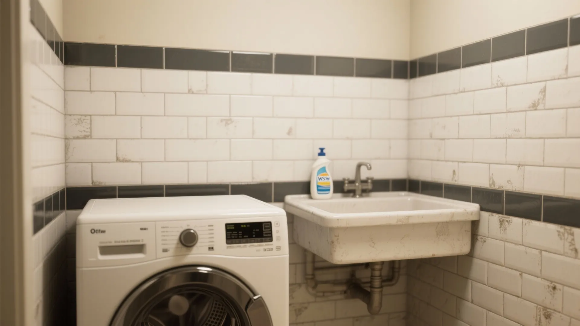 Classic Subway Tile with Bold Grout