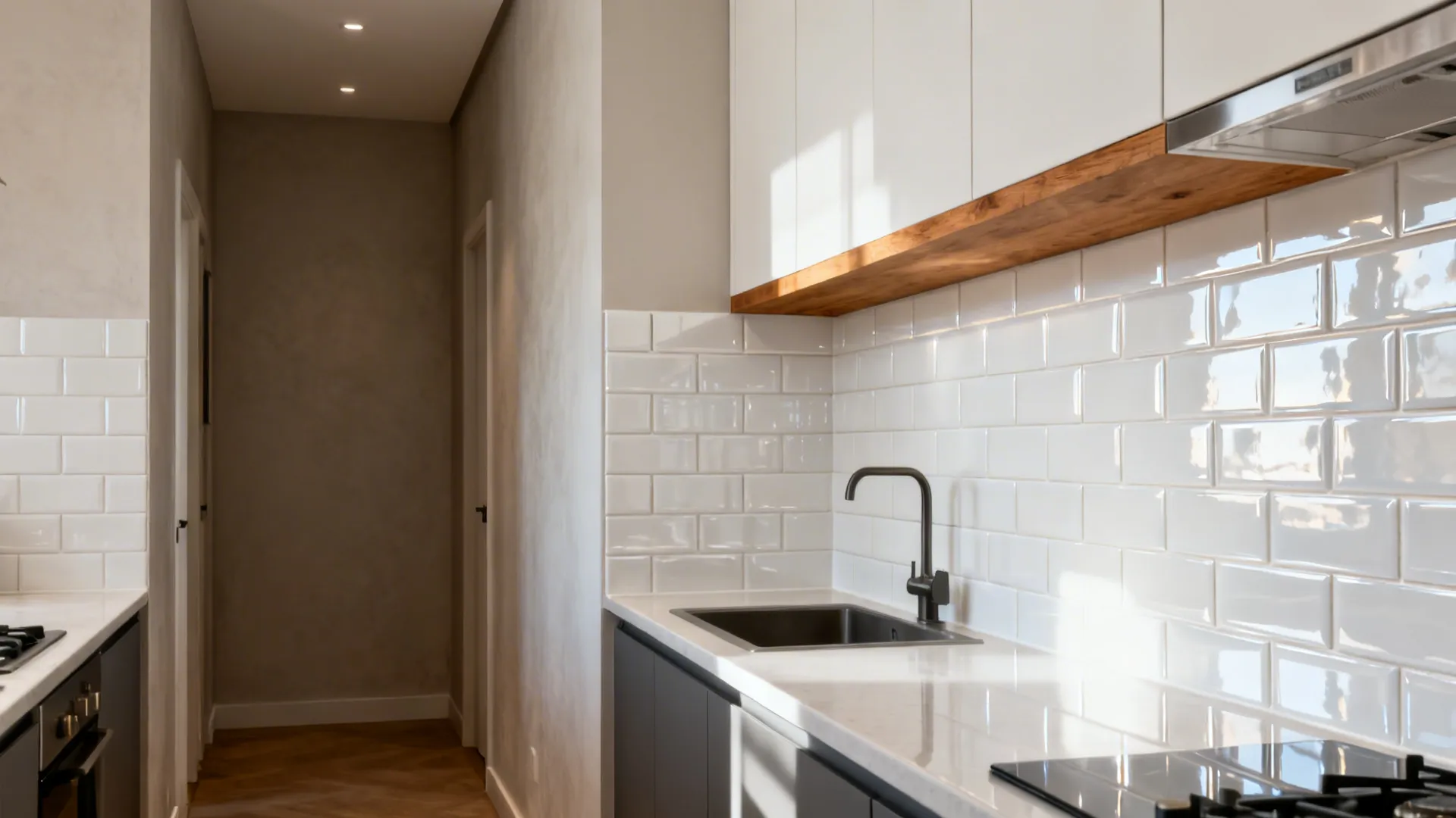 Minimal subway ceramic for clean, timeless walls